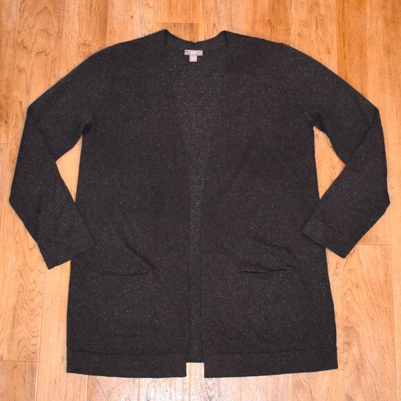 J. Jill Sweaters - J. Jill Silk Blend Open Front Cardigan Sz SM